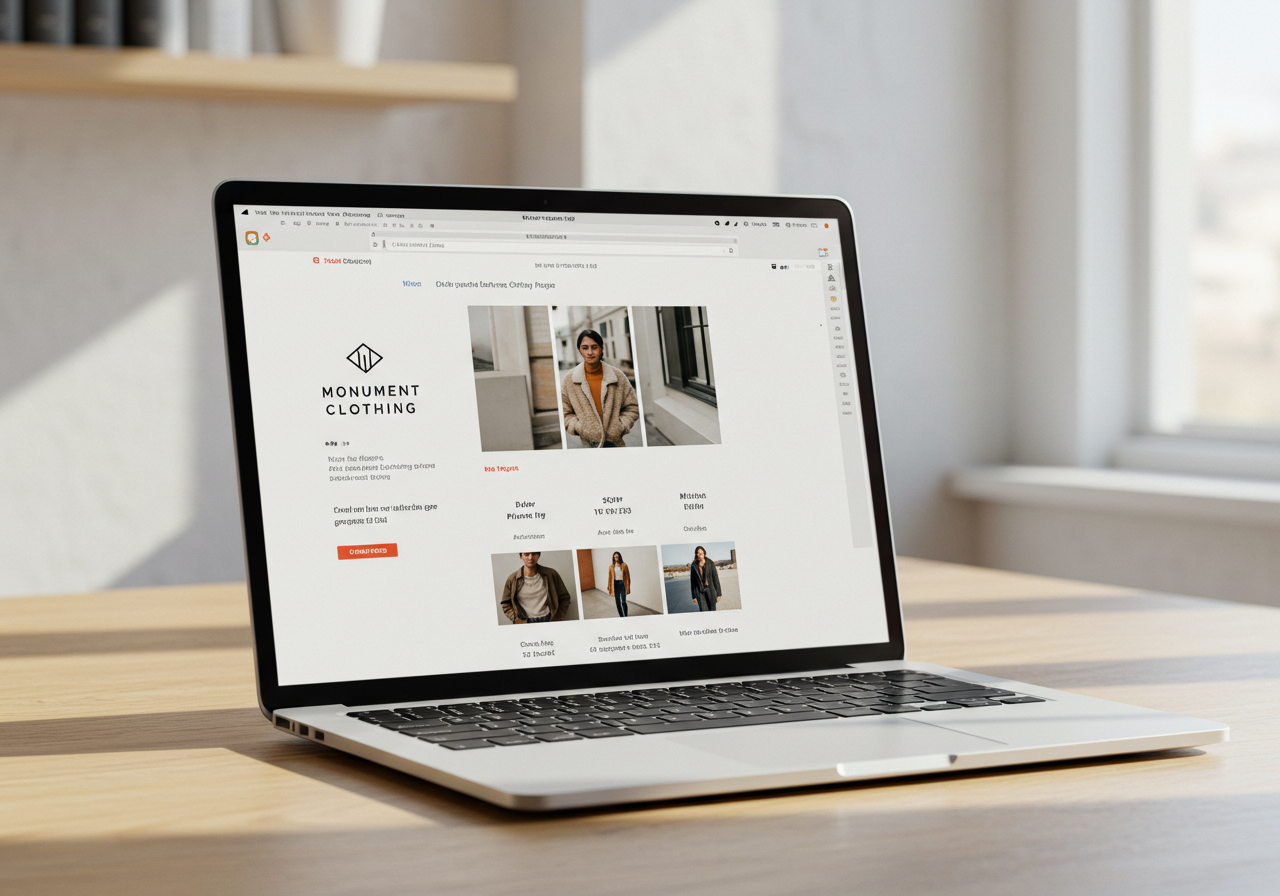 clothing Landing Page